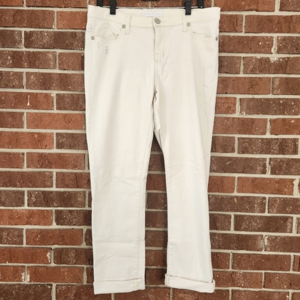 ☀️Rock & Republic Berlin cream white jeans pants